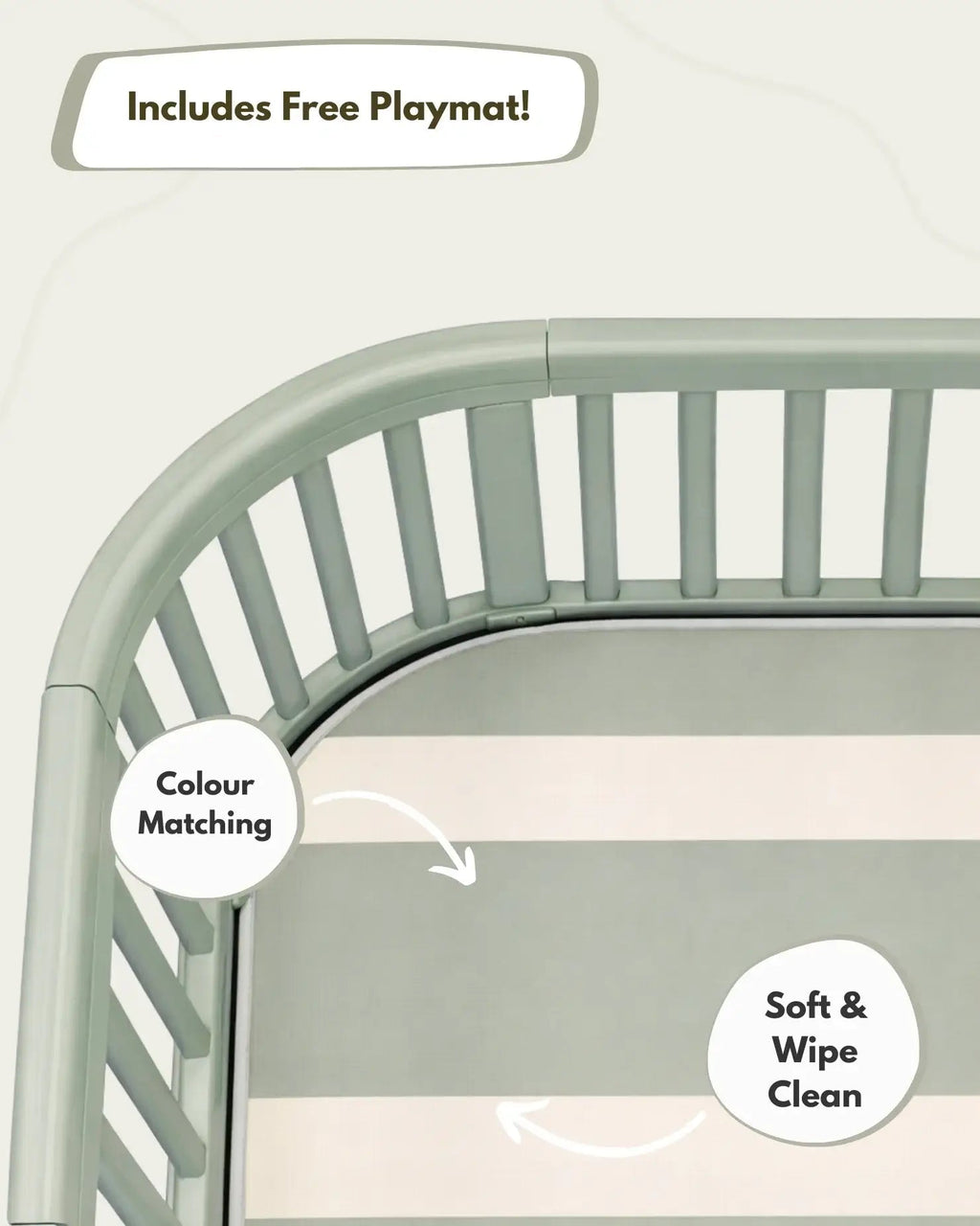 All Stars Playpen - Green - Baby&More