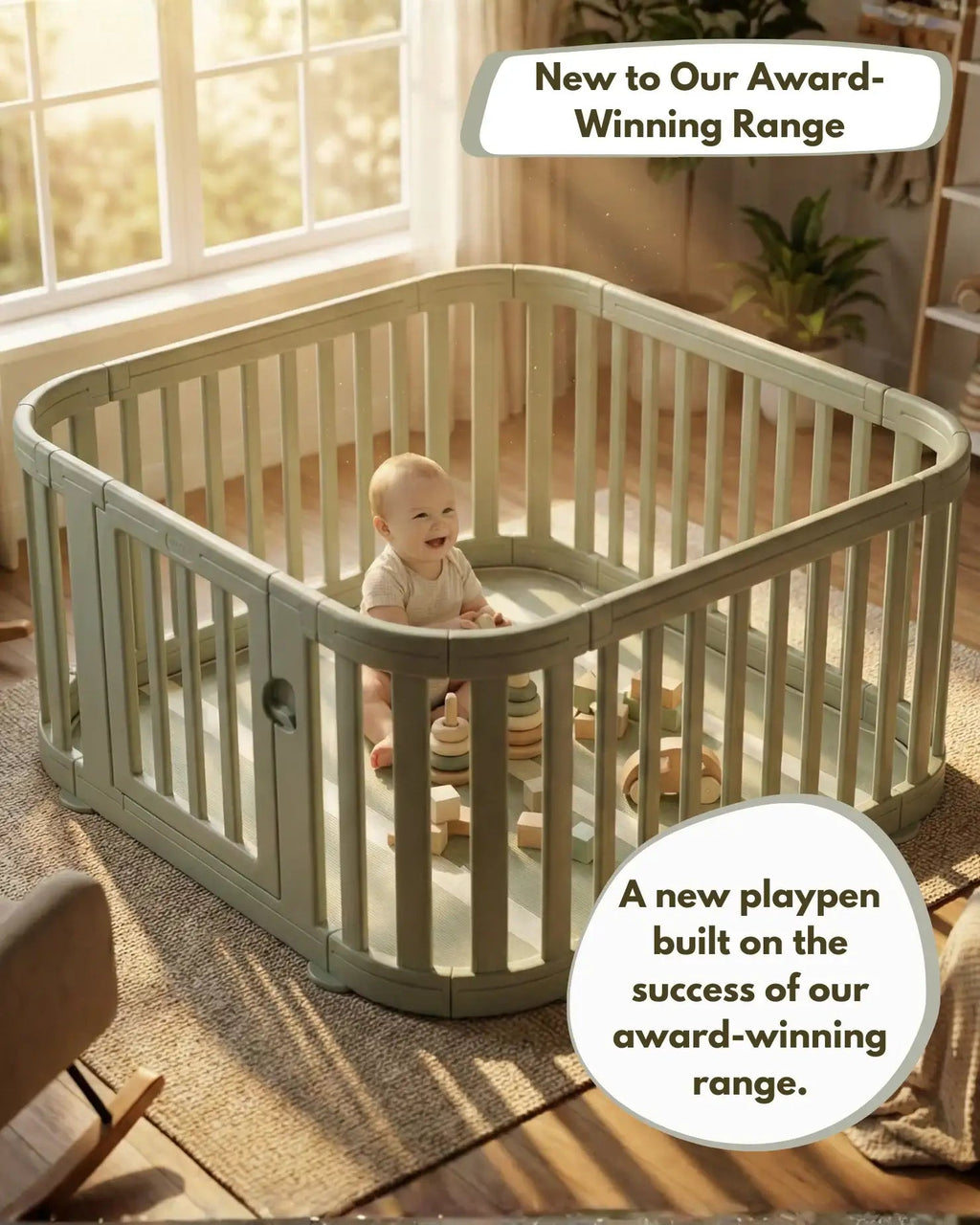 All Stars Playpen - Green - Baby&More