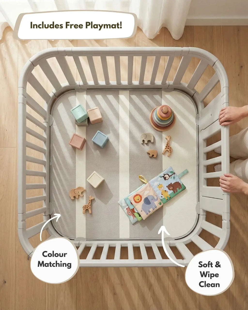 All Stars Playpen - Grey - Baby&More