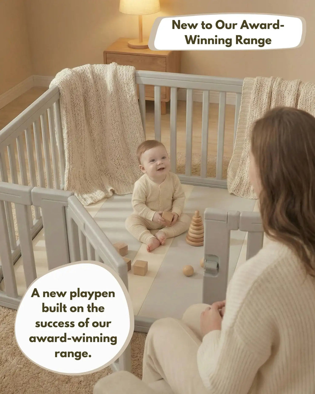 All Stars Playpen - Grey - Baby&More