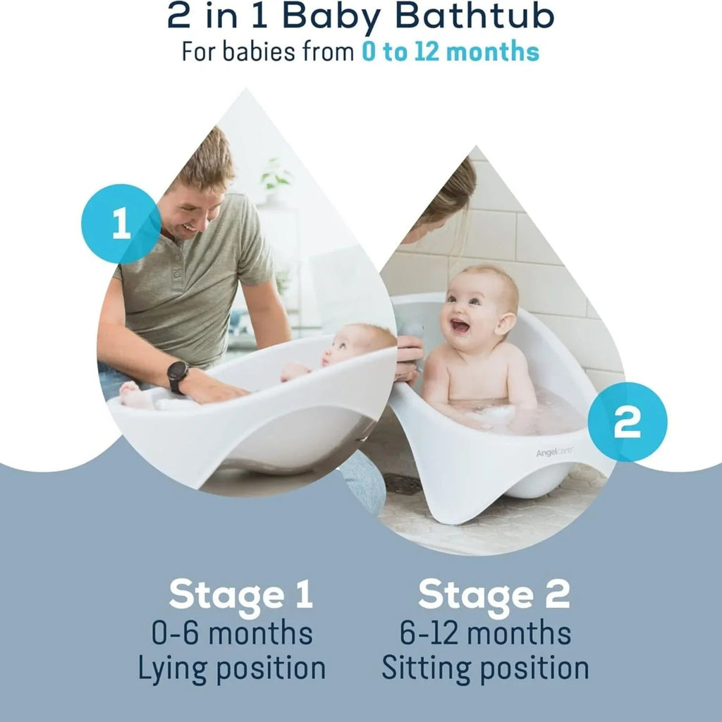 Angelcare Baby 2 - in - 1 Bath Tub - Baby&More