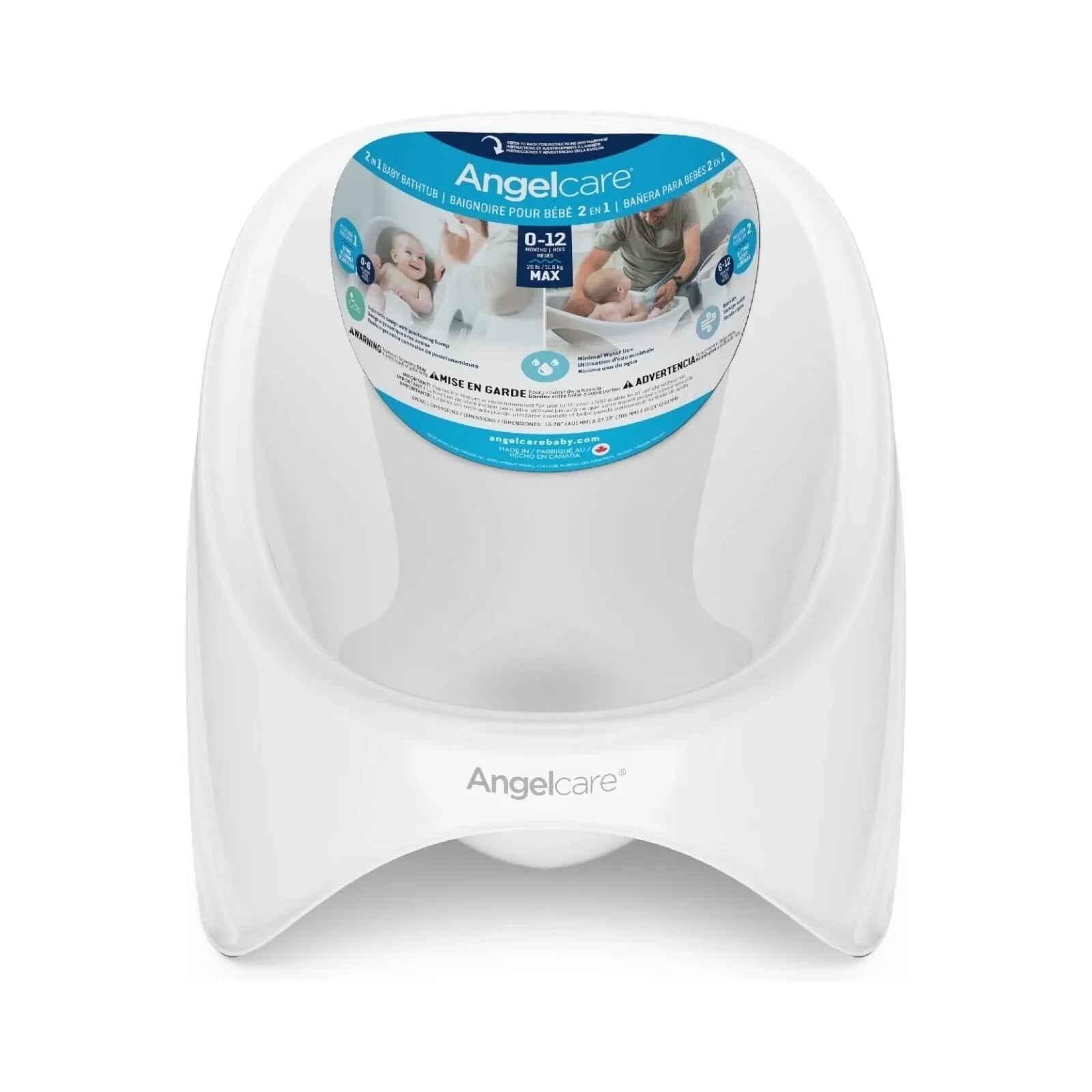 Angelcare Baby 2 - in - 1 Bath Tub - Baby&More