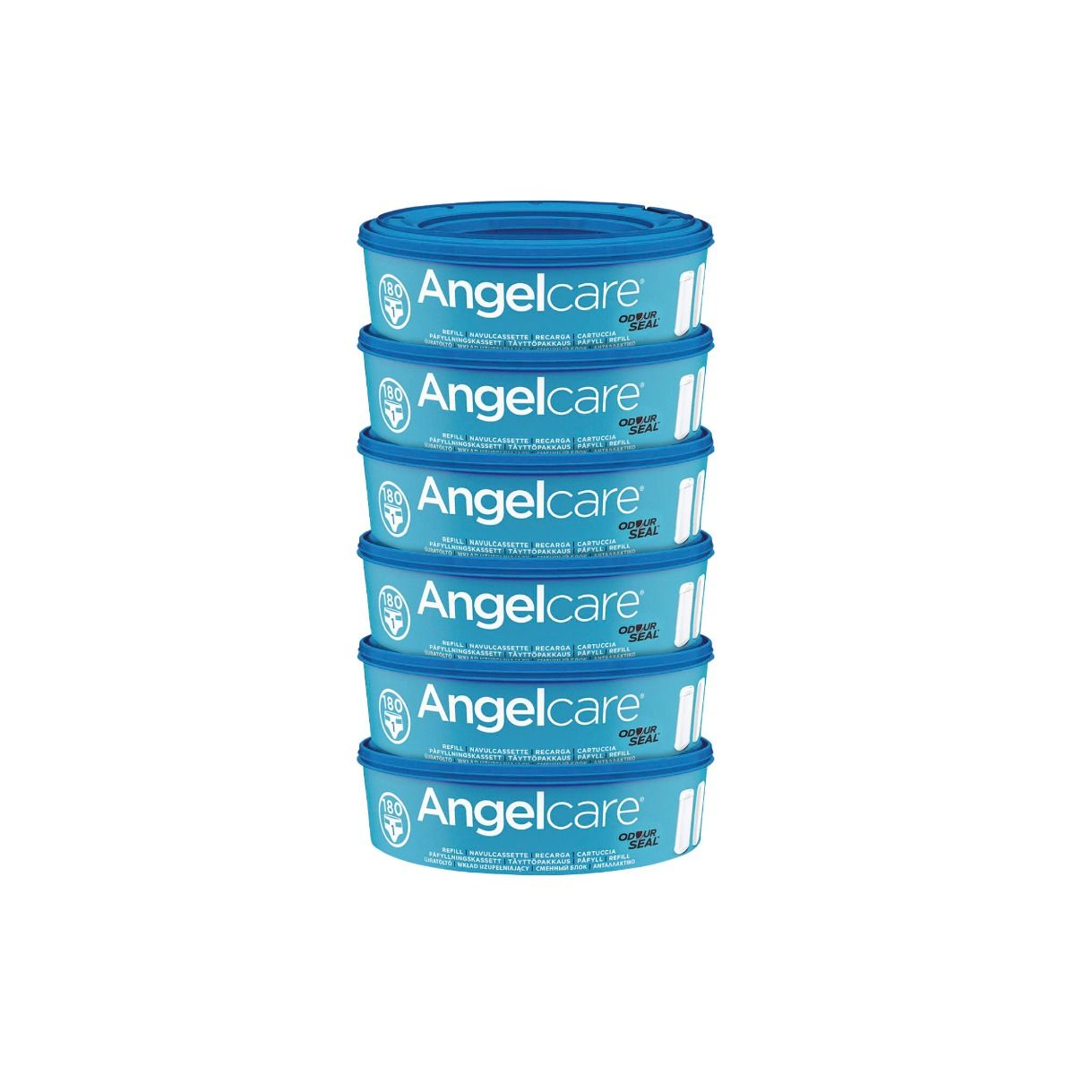 Angelcare Nappy Bin Refill Cassettes - 6 Pack - Baby&More
