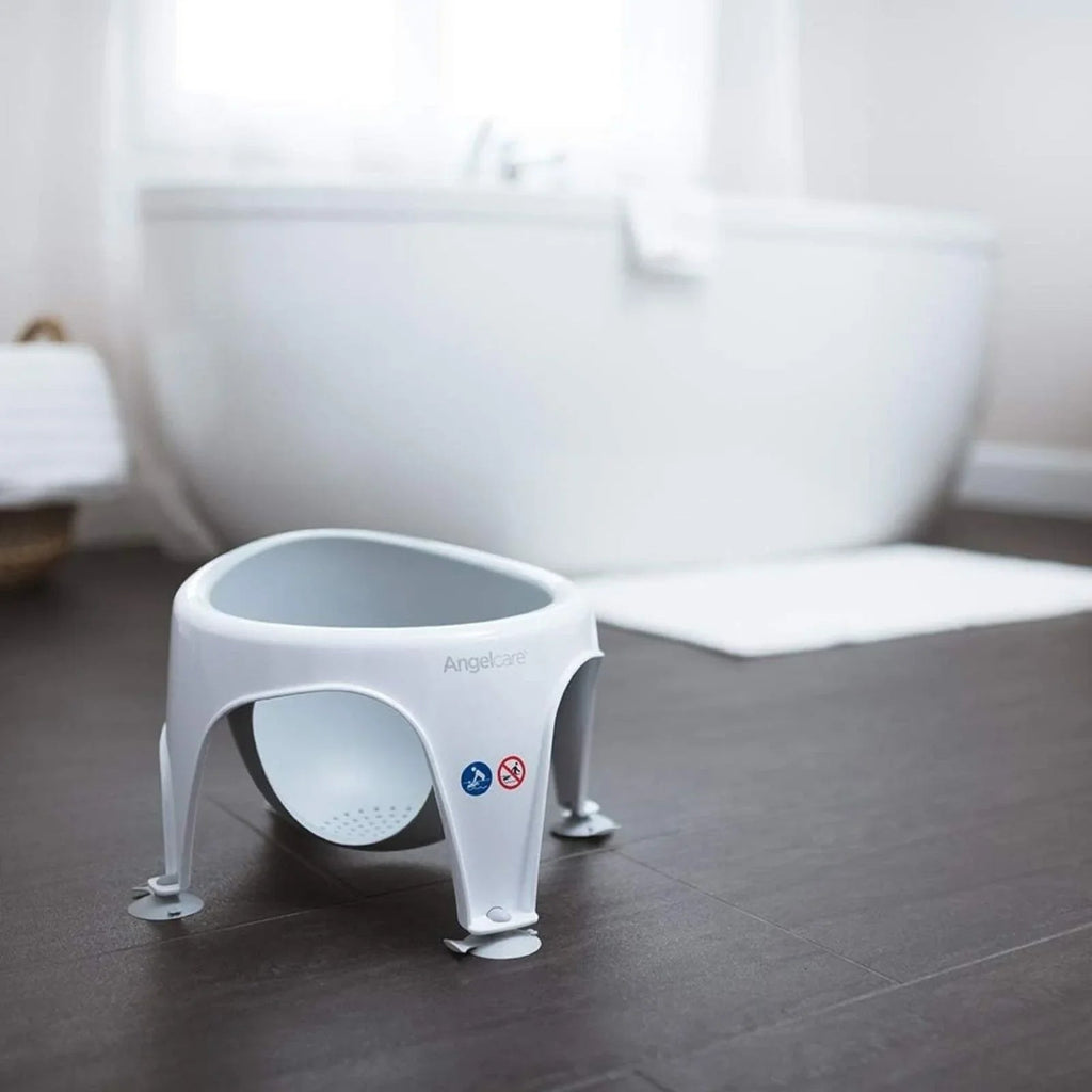 Angelcare Soft Touch Baby Bath Seat - Grey - Baby&More