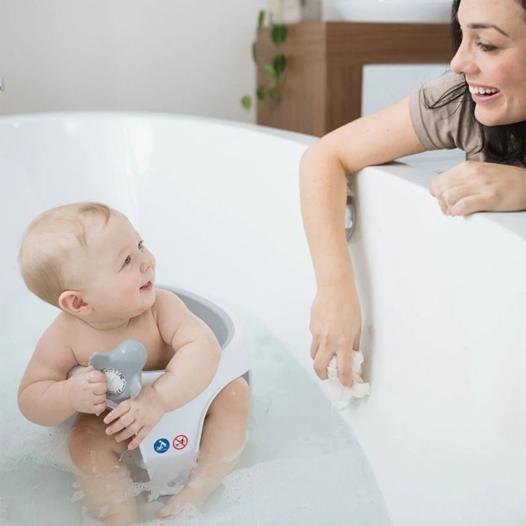 Angelcare Soft Touch Baby Bath Seat - Grey - Baby&More
