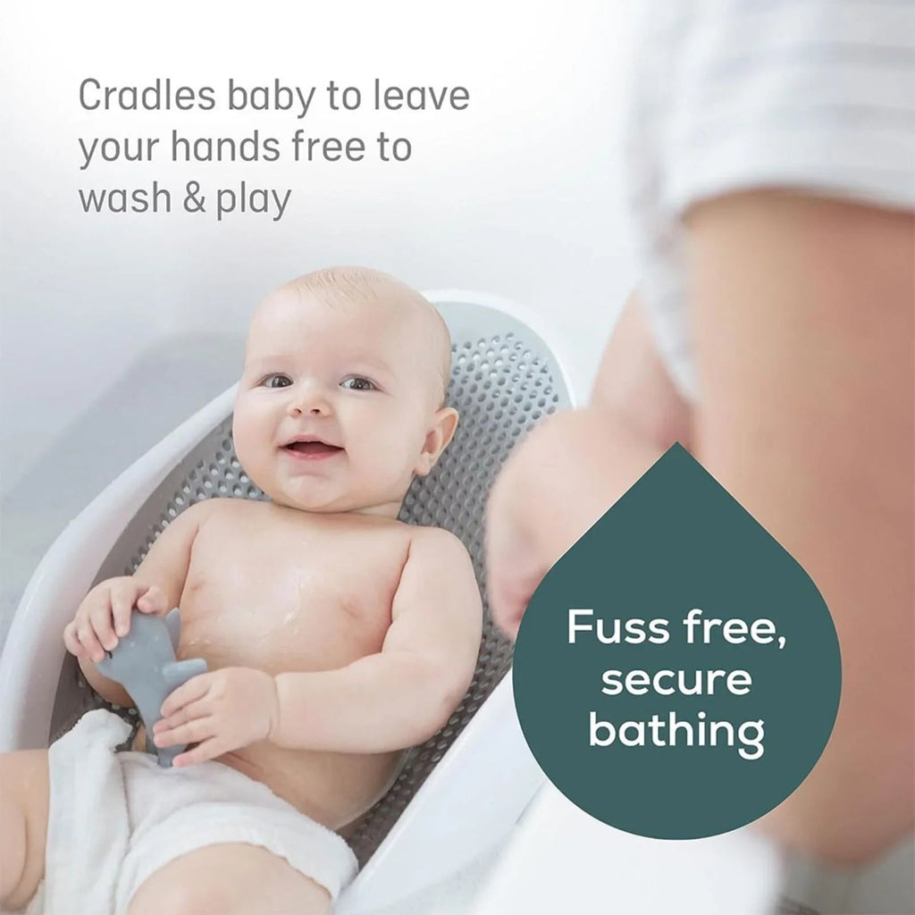 Angelcare Soft Touch Baby Bath Support - Grey - Baby&More