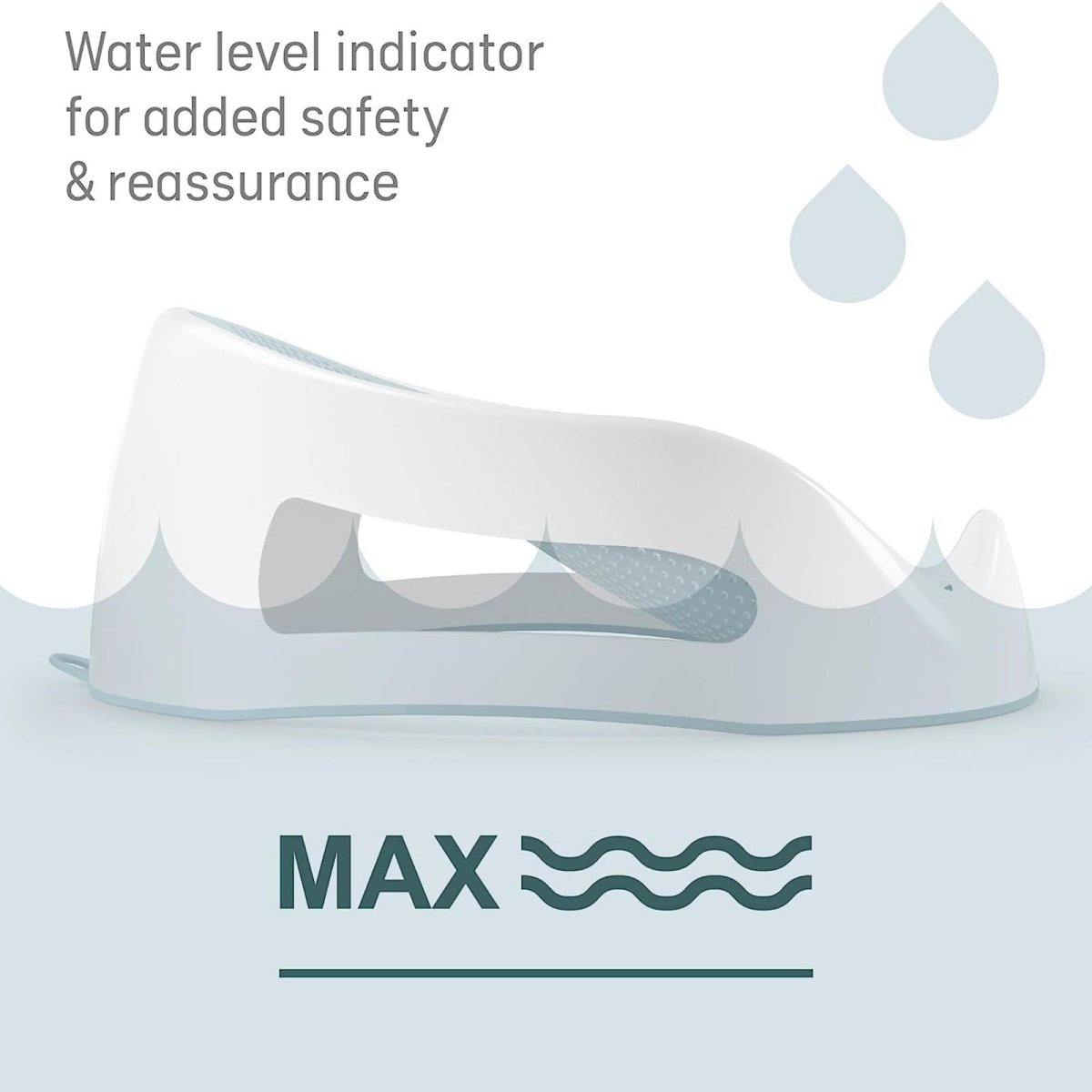 Angelcare Soft - Touch Bath Support Aqua - Baby&More