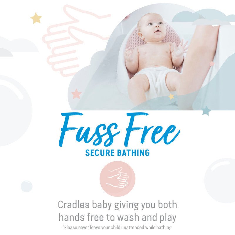 Angelcare Soft-Touch Bath Support Pink - Baby&More