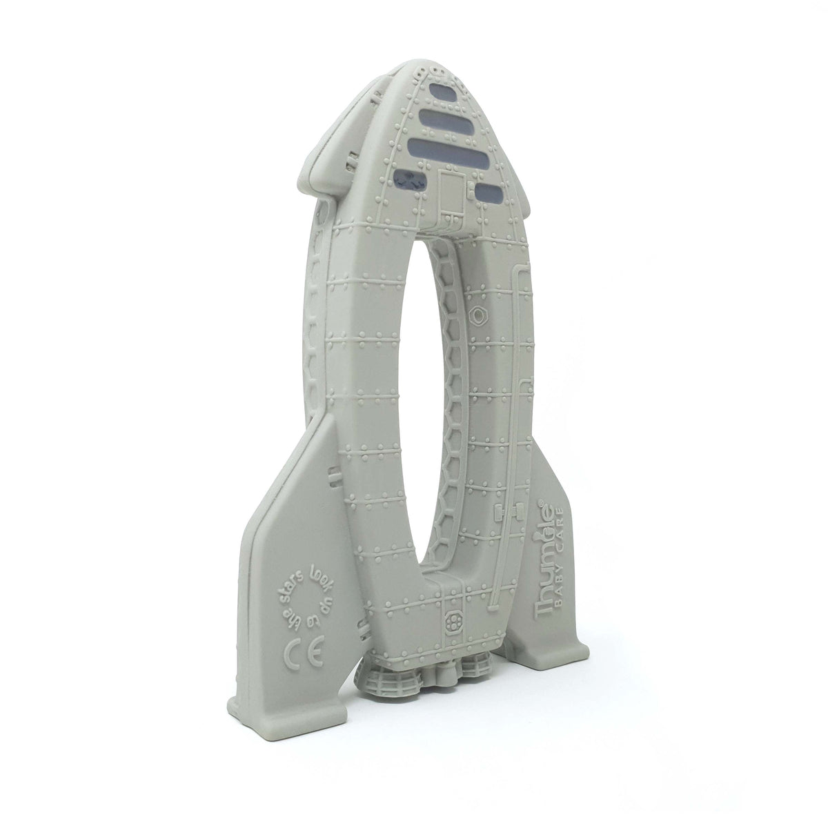 Natural Rubber Space Teether Baby Toy - OrBITEr® Rocket