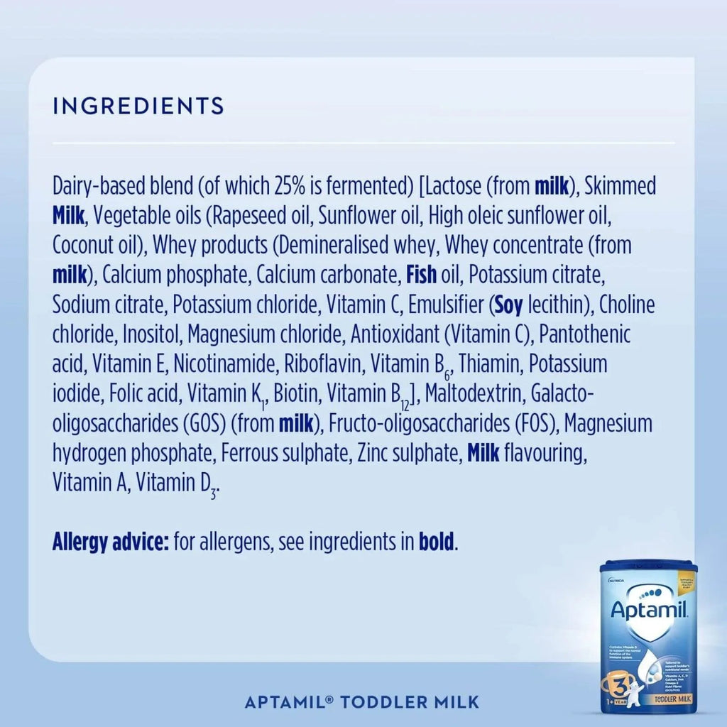 Aptamil 3 Growing Up Milk Formula - 1 - 2 years 800g - Baby&More