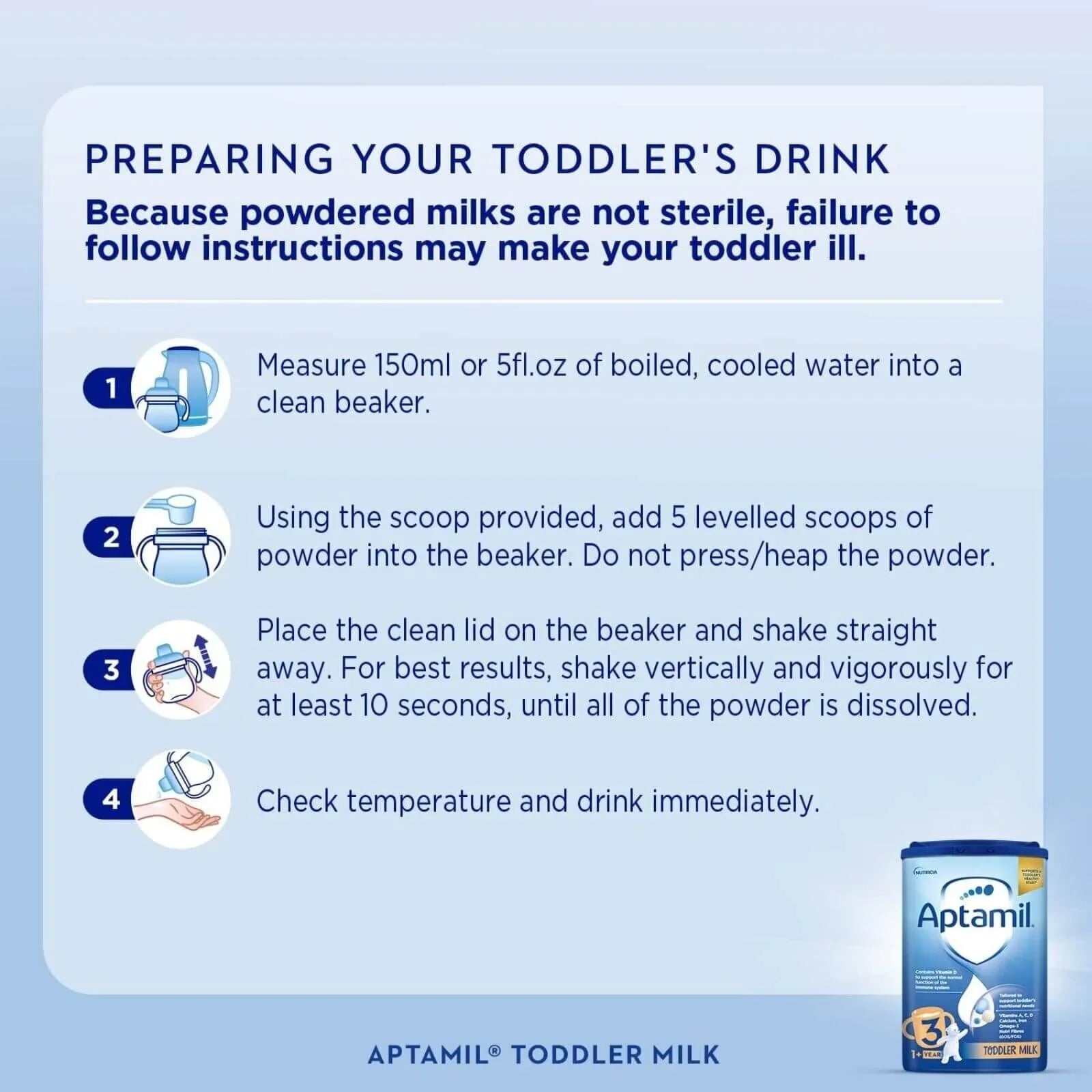 Aptamil 3 Growing Up Milk Formula - 1 - 2 years 800g - Baby&More