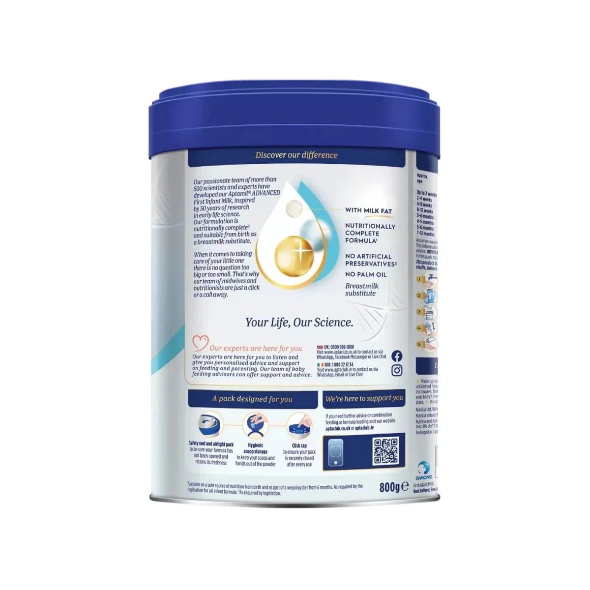 Aptamil Advanced 1 First Infant Milk - from Birth 800g - Baby&More