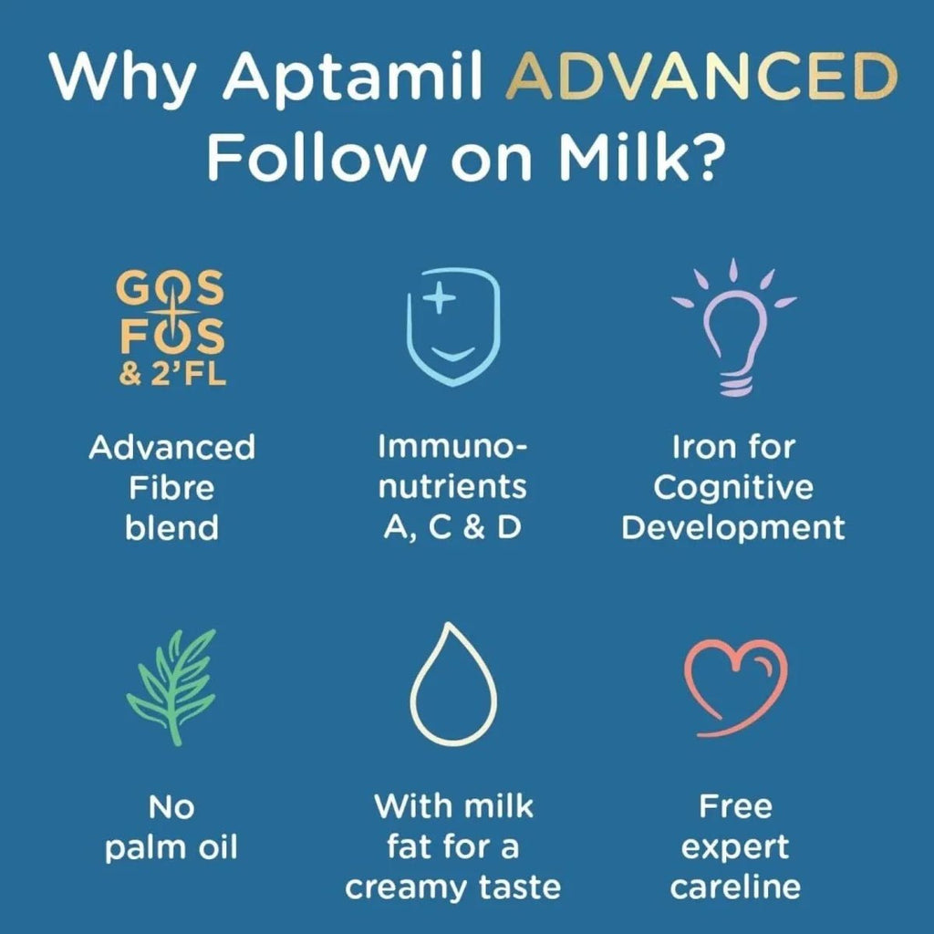 Aptamil Advanced 2 Follow On Milk Formula - 6 - 12 months 800g - Baby&More