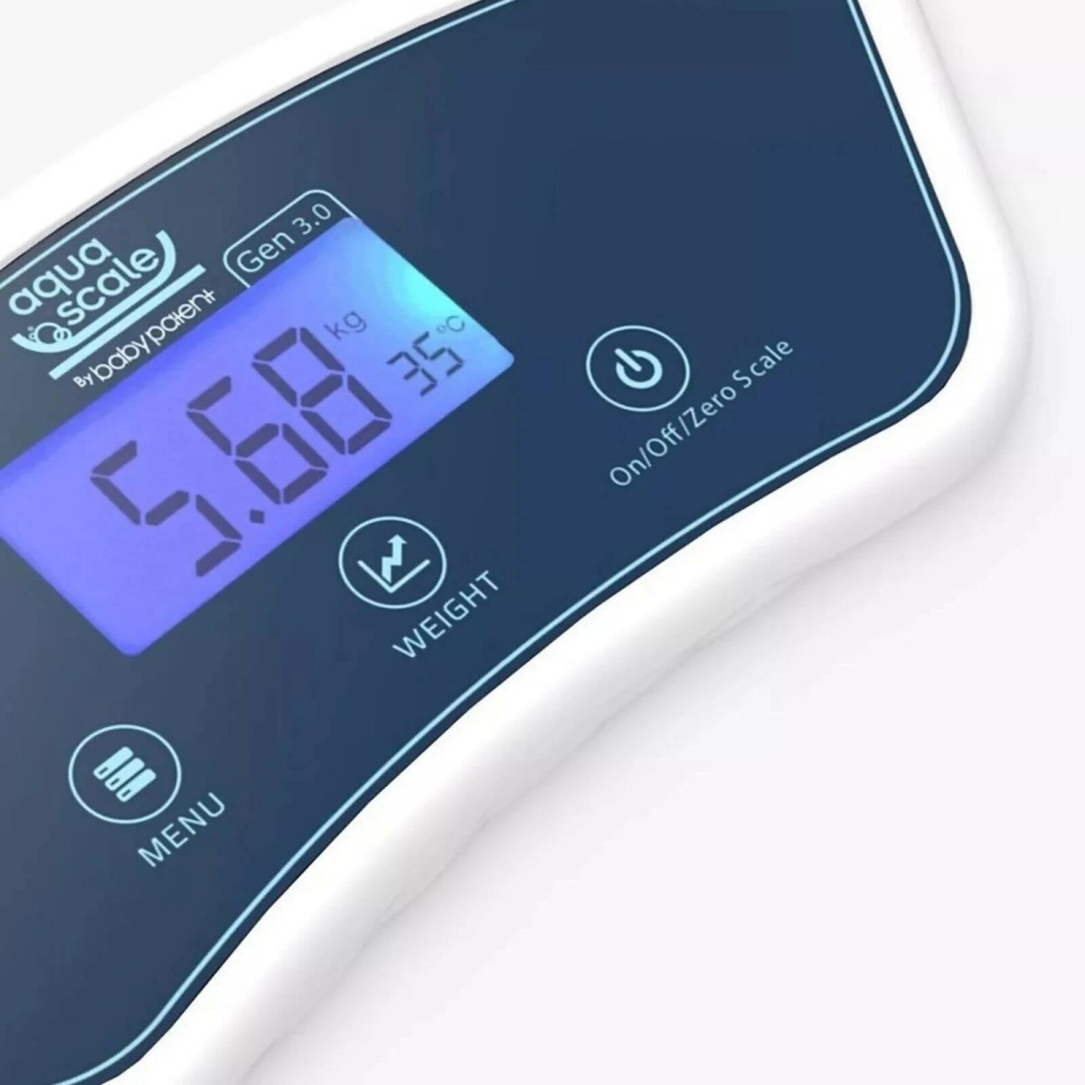AquaScale V3 Digital Baby Bath - White - Baby&More