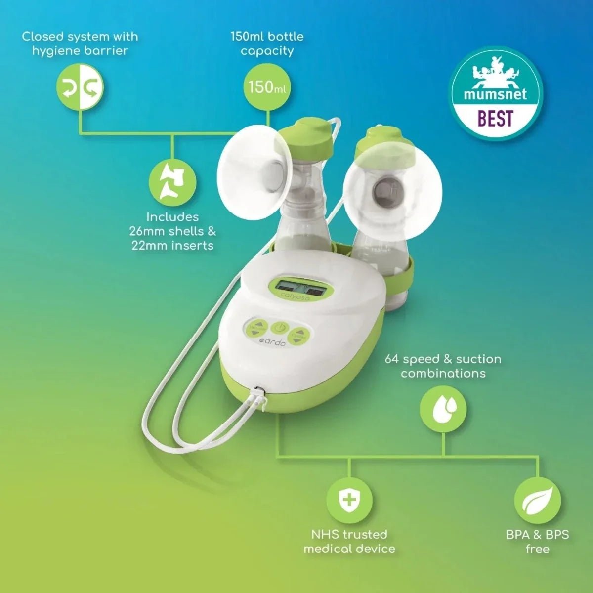 Ardo Calypso Double Plus Electric Breast Pump - Baby&More