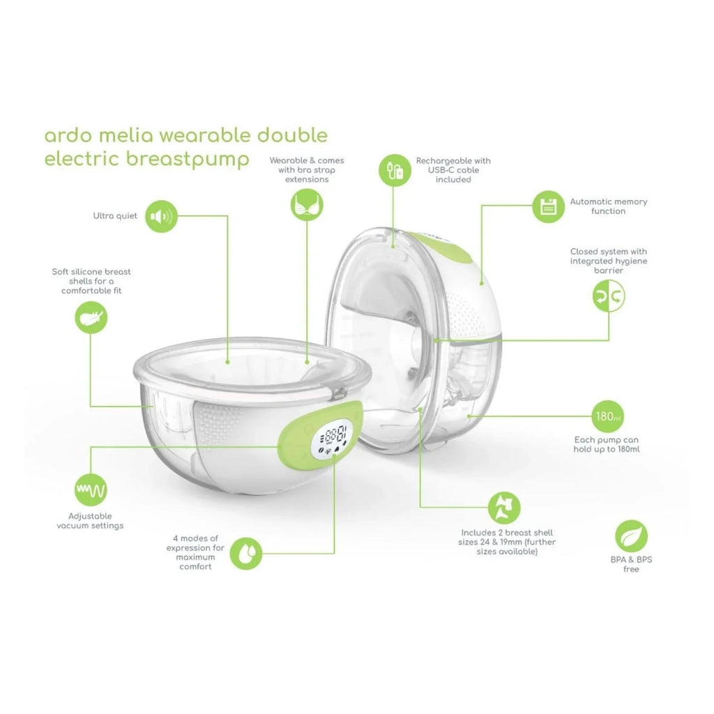 Ardo Melia Wearable Double Electric Breast Pump - Baby&More