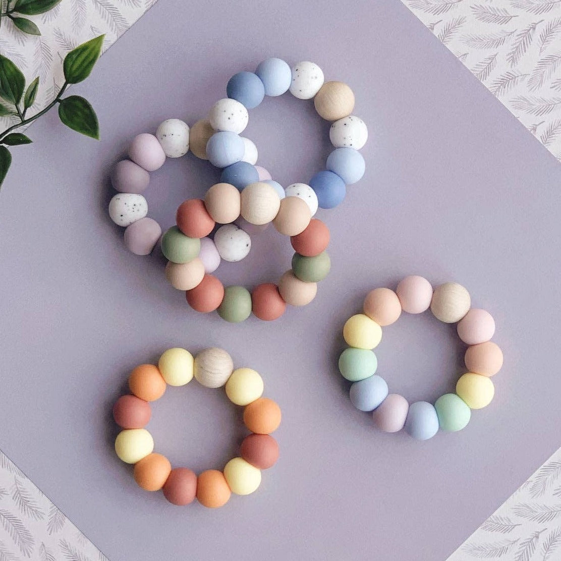 Chunky Silicone Teething Ring