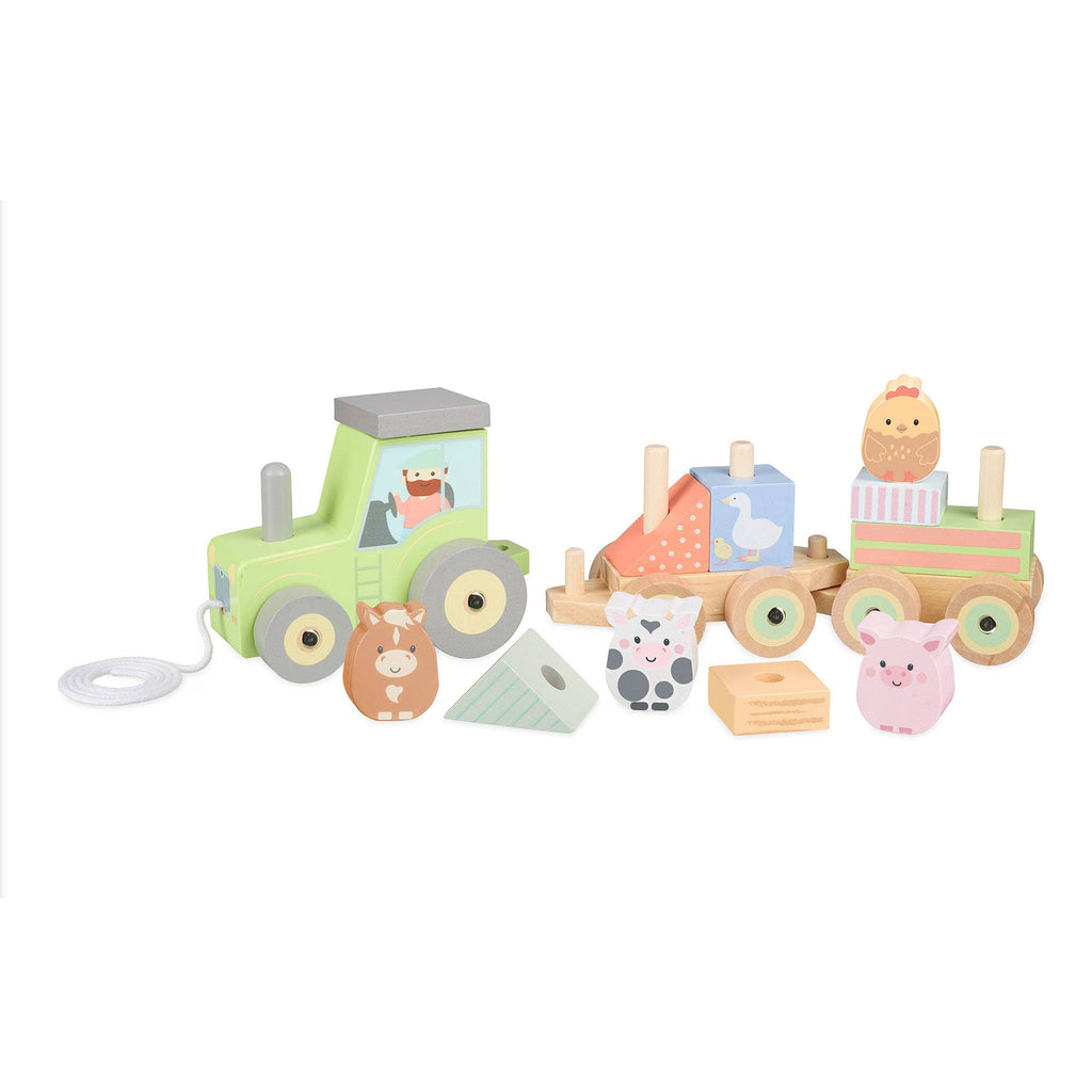 Orange Tree Toys - Farmyard Animal Puzzle Tractor