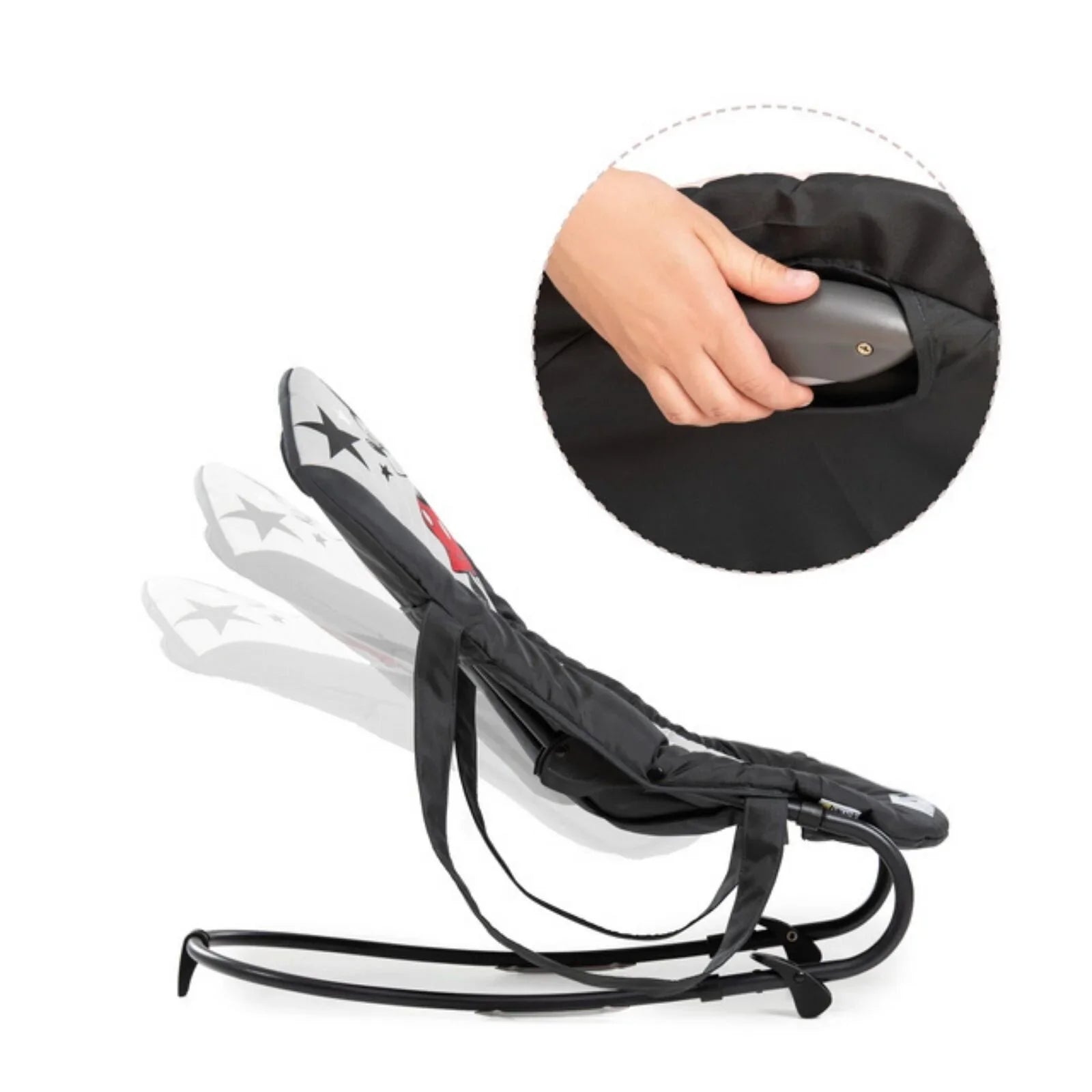 Hauck Disney Rocky Bouncer Chair - Mickey Stars