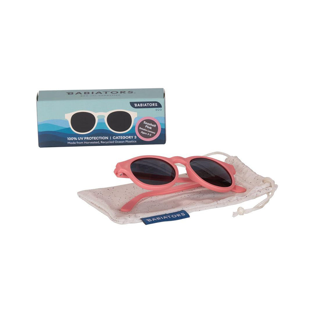Babiators Eco Original Keyhole Sunglasses - Seashell Pink - Baby&More