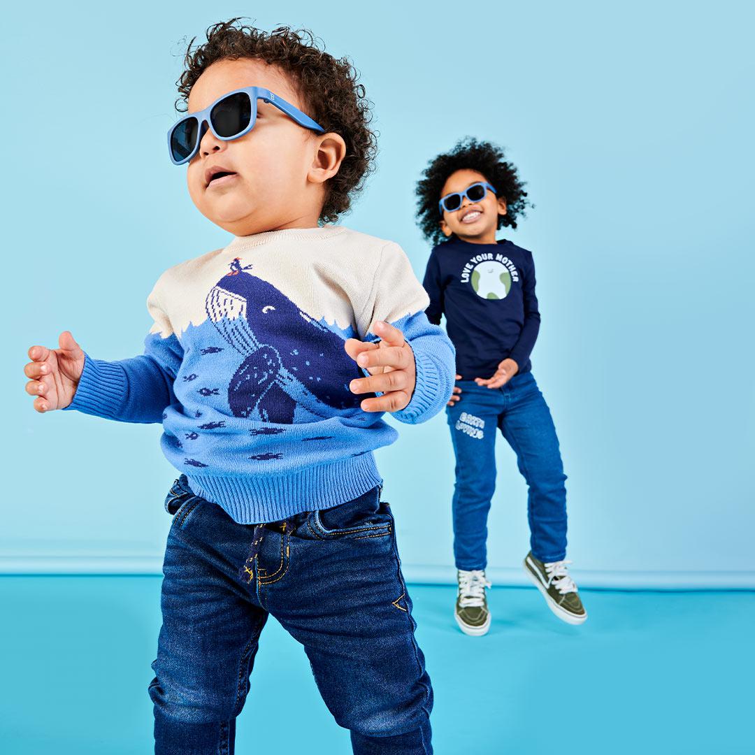 Babiators Eco Original Navigator Sunglasses - Pacific Blue - Baby&More
