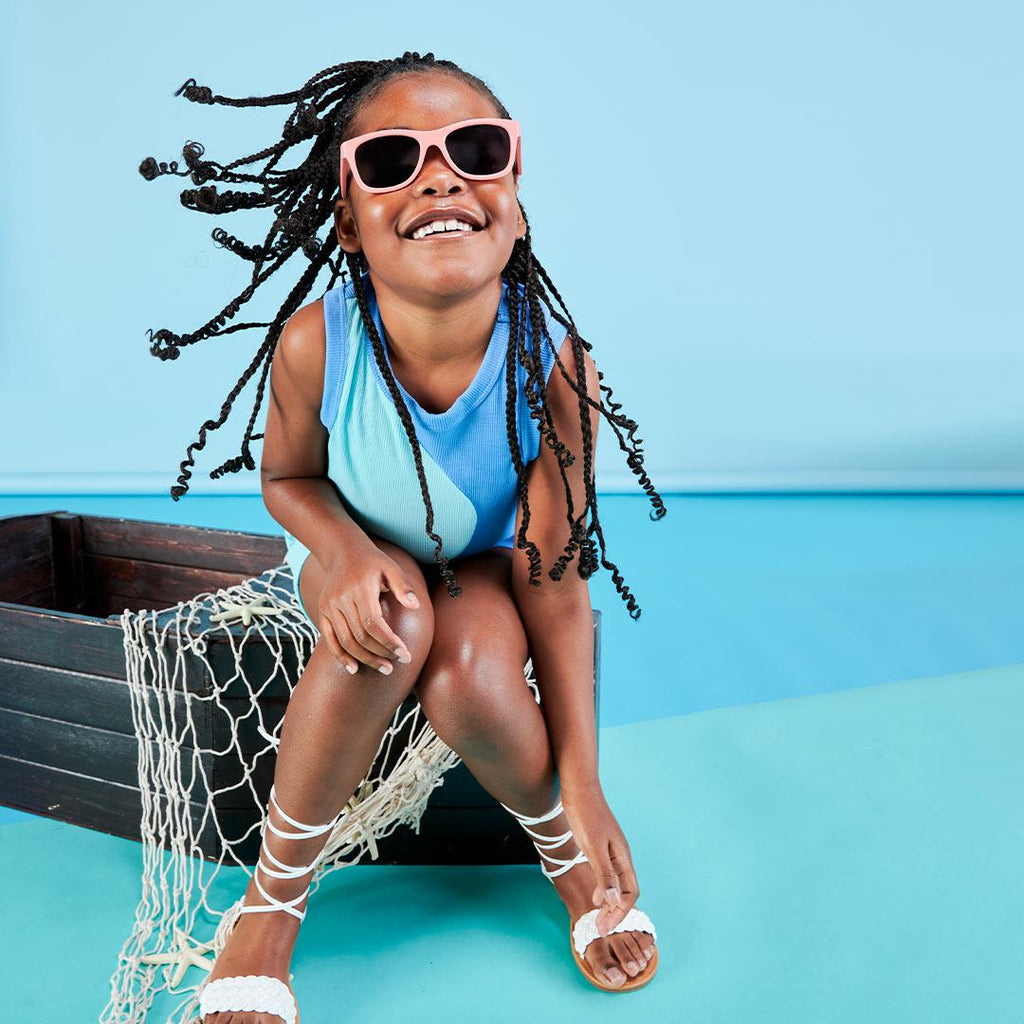 Babiators Eco Original Navigator Sunglasses - Seashell Pink - Baby&More