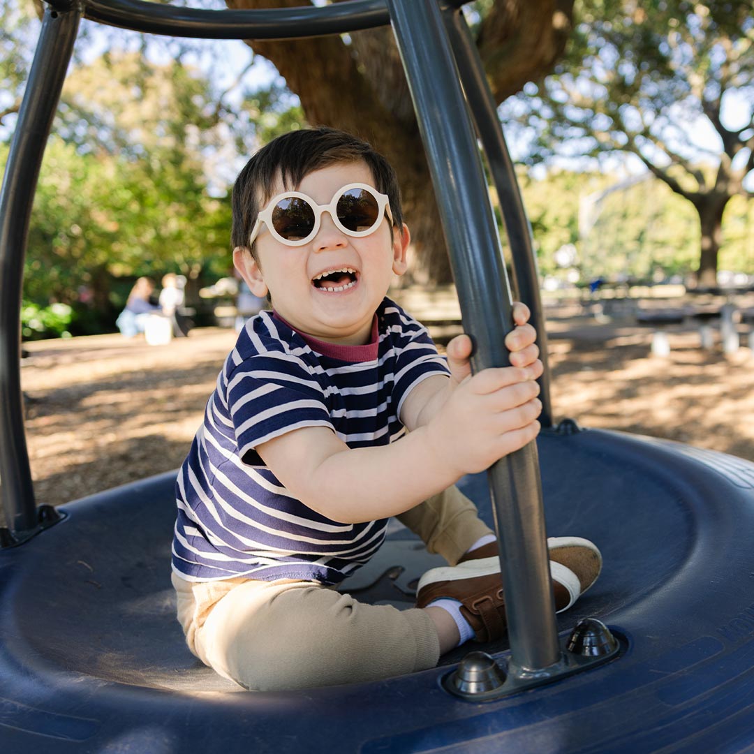 Babiators Original Euro Round Sunglasses - Sweet Cream