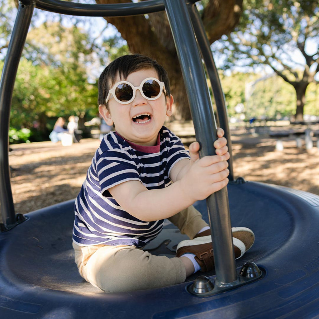 Babiators Original Euro Round Sunglasses - Sweet Cream - Baby&More