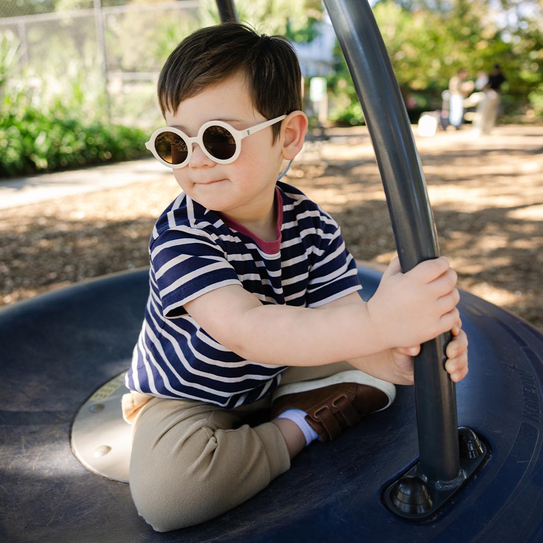 Babiators Original Euro Round Sunglasses - Sweet Cream - Baby&More