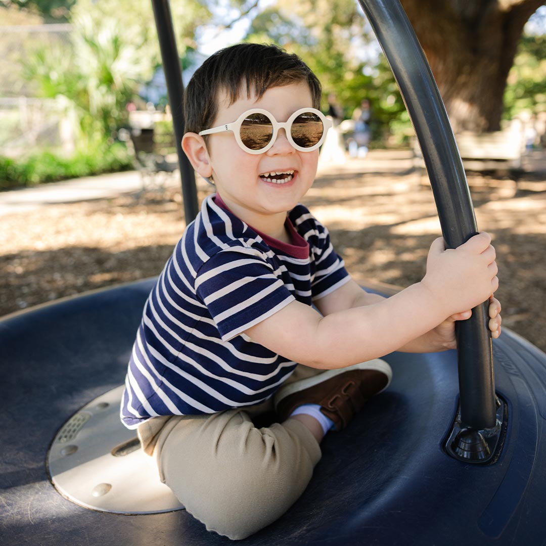 Babiators Original Euro Round Sunglasses - Sweet Cream - Baby&More