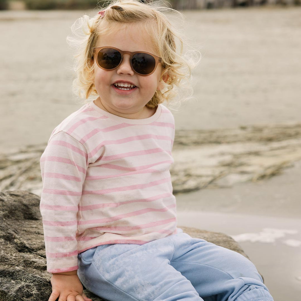 Babiators Original Keyhole Sunglasses - Cocoa Cloud - Baby&More