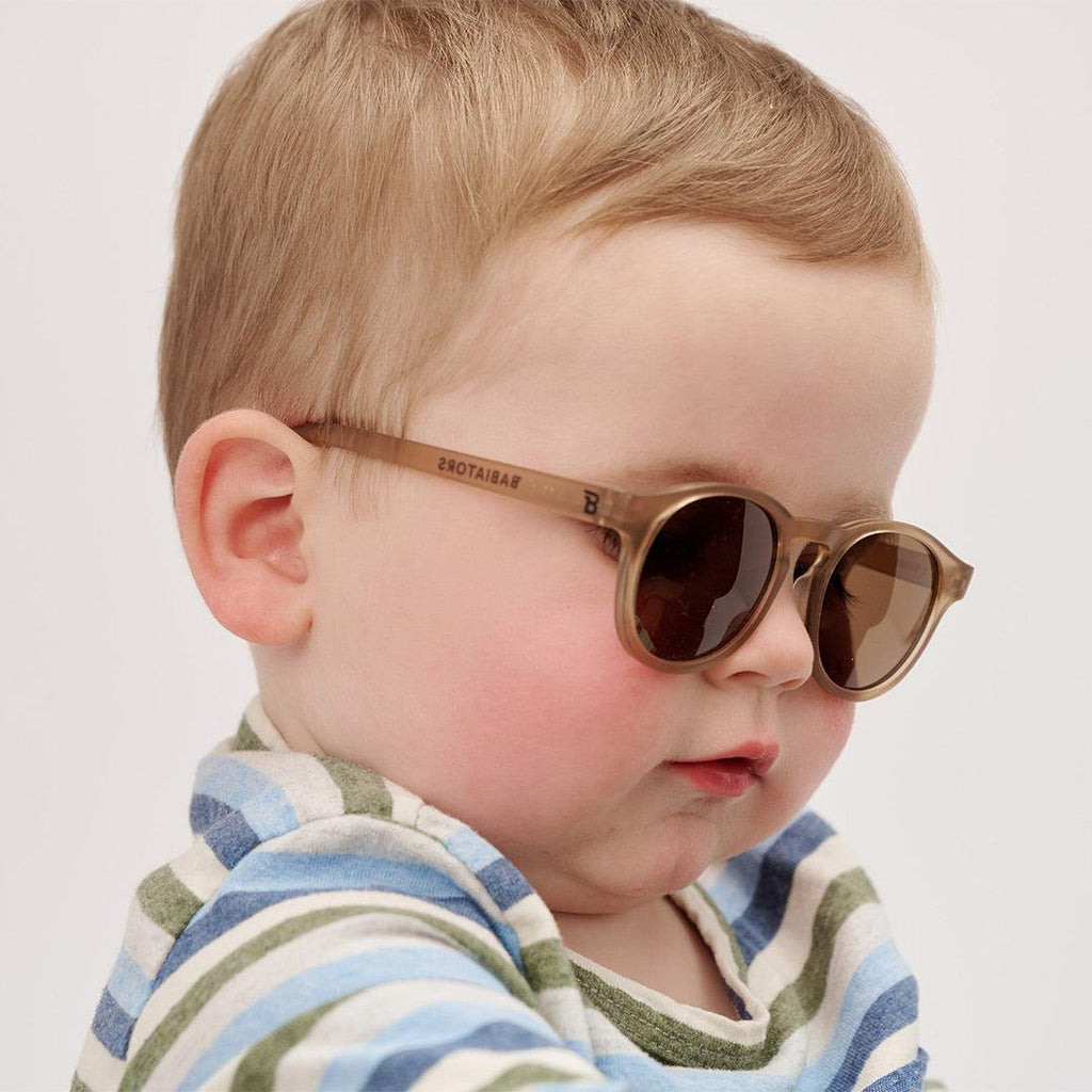 Babiators Original Keyhole Sunglasses - Cocoa Cloud - Baby&More