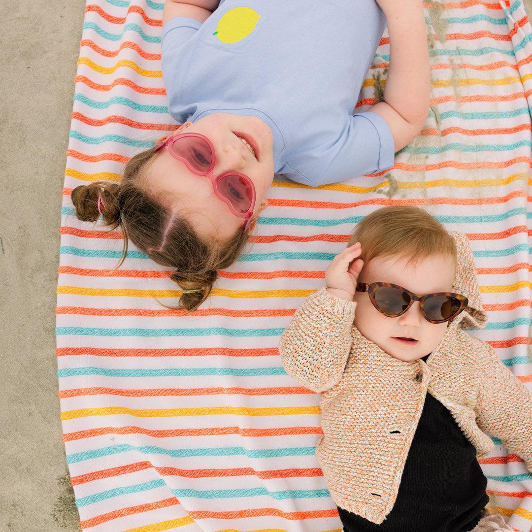 Babiators Original Mirrored Heart Sunglasses - Fuchsia Haze - Baby&More