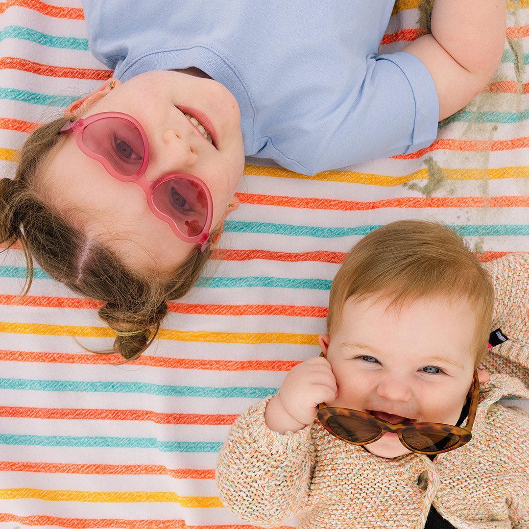 Babiators Original Mirrored Heart Sunglasses - Fuchsia Haze - Baby&More