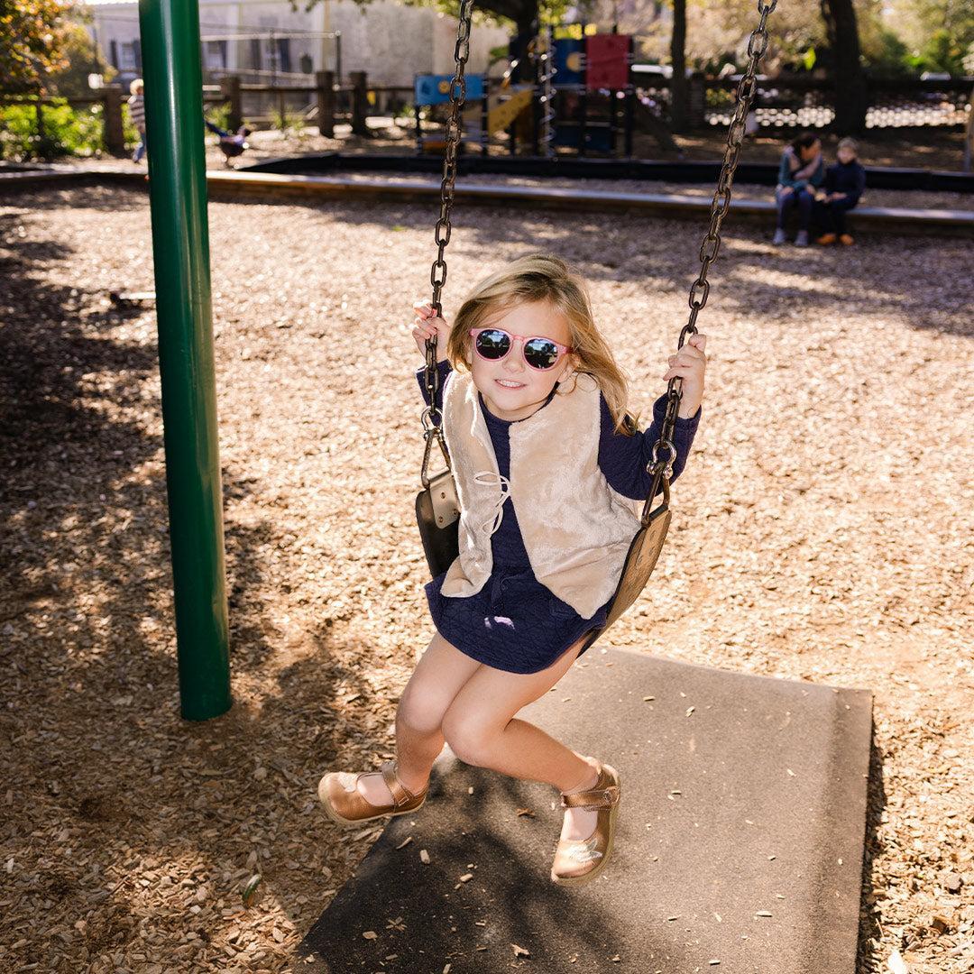 Babiators Original Mirrored Keyhole Sunglasses - Fuchsia Haze - Baby&More