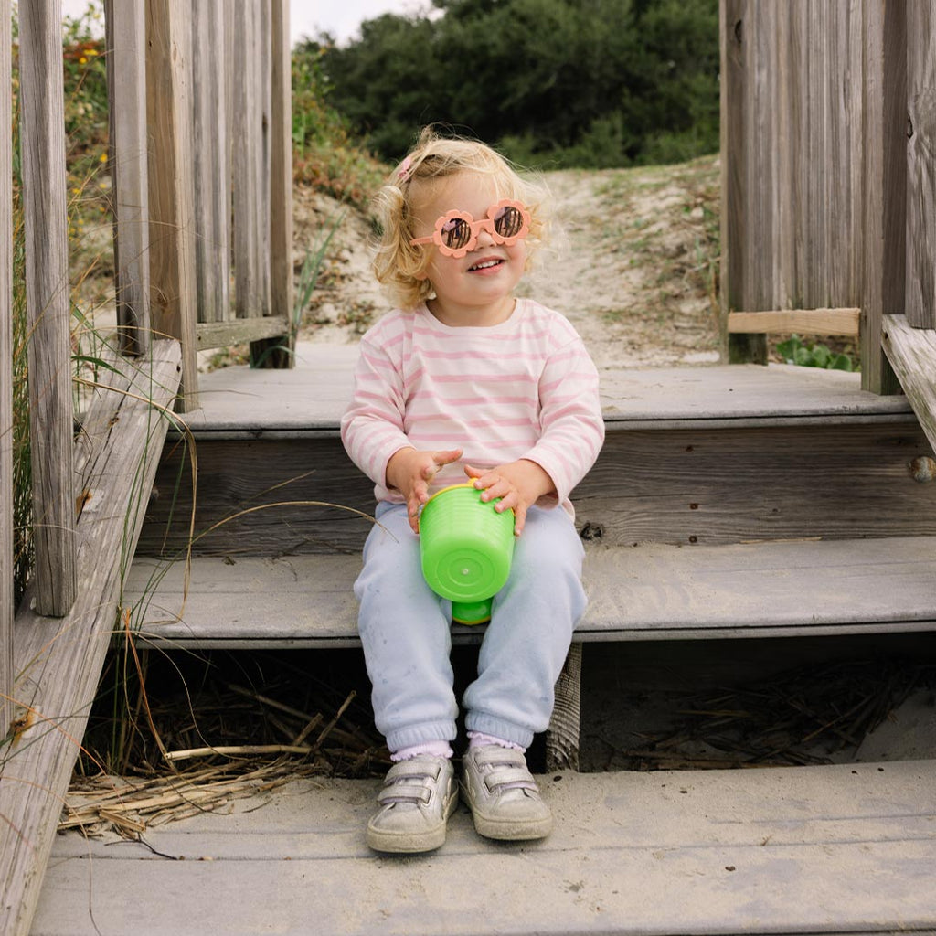 Babiators Polarised Flower Sunglasses - Peachy Keen - Baby&More
