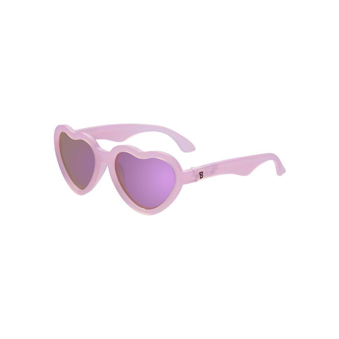 Babiators Polarised Heart Sunglasses - Frosted Pink - Baby&More