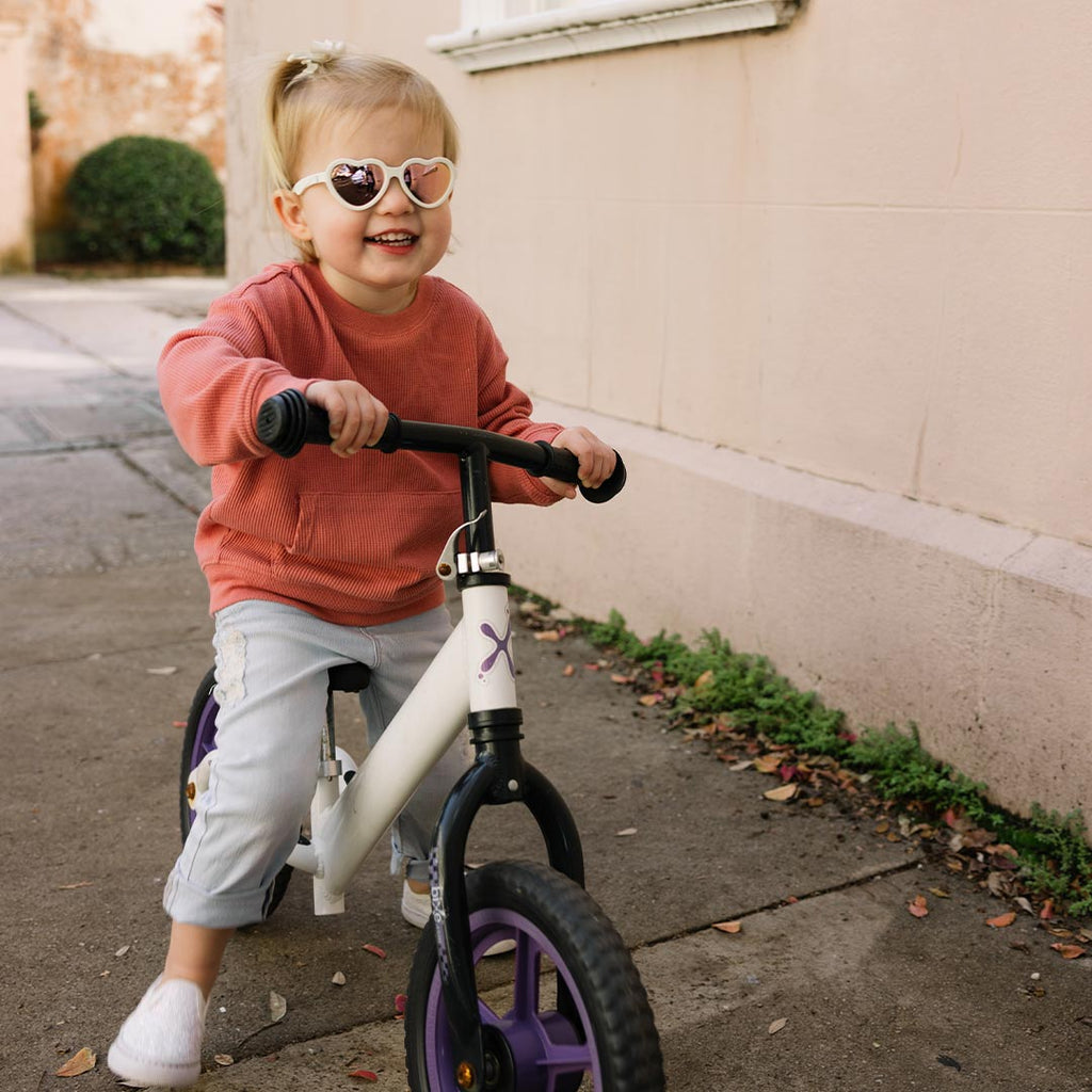 Babiators Polarised Heart Sunglasses - Sweet Cream - Baby&More