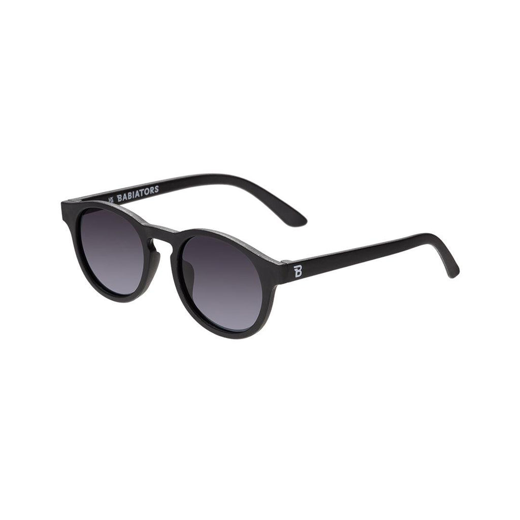 Babiators Polarised Keyhole Sunglasses - Jet Black Smoke - Baby&More