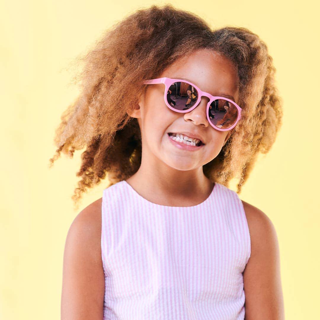 Babiators Polarised Keyhole Sunglasses - Pretty In Pink - Baby&More