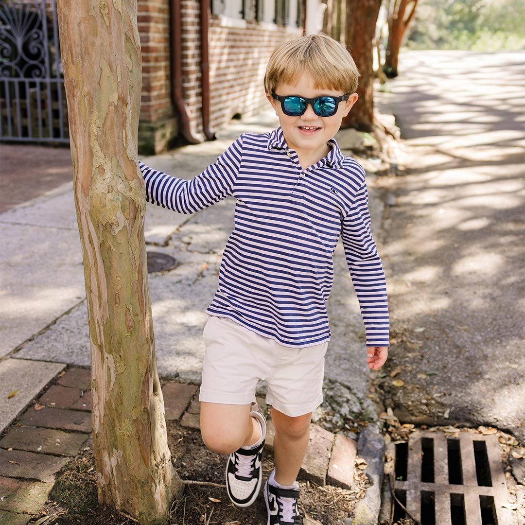 Babiators Polarised Navigator Sunglasses - Jet Black - Baby&More