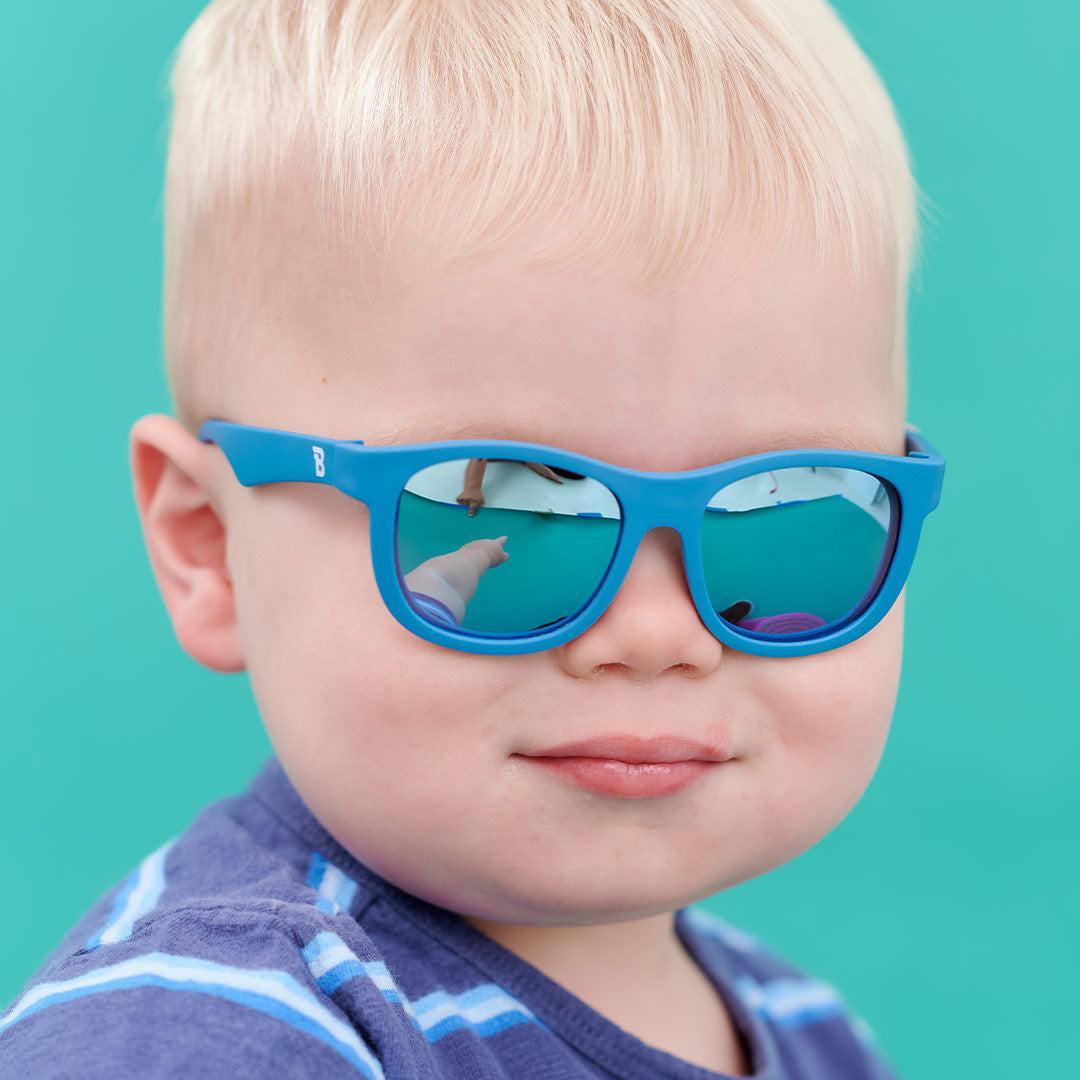 Babiators Polarised Navigator Sunglasses - Midnight Blue - Baby&More