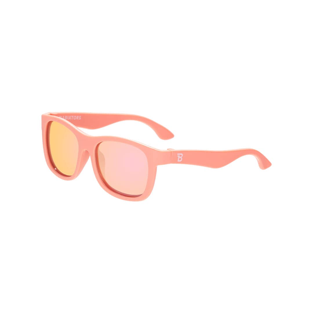 Babiators Polarised Navigator Sunglasses - Perfectly Papaya - Baby&More