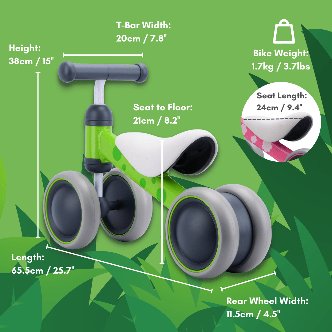 Baby Balance Bike - Bertie Frog - Baby&More