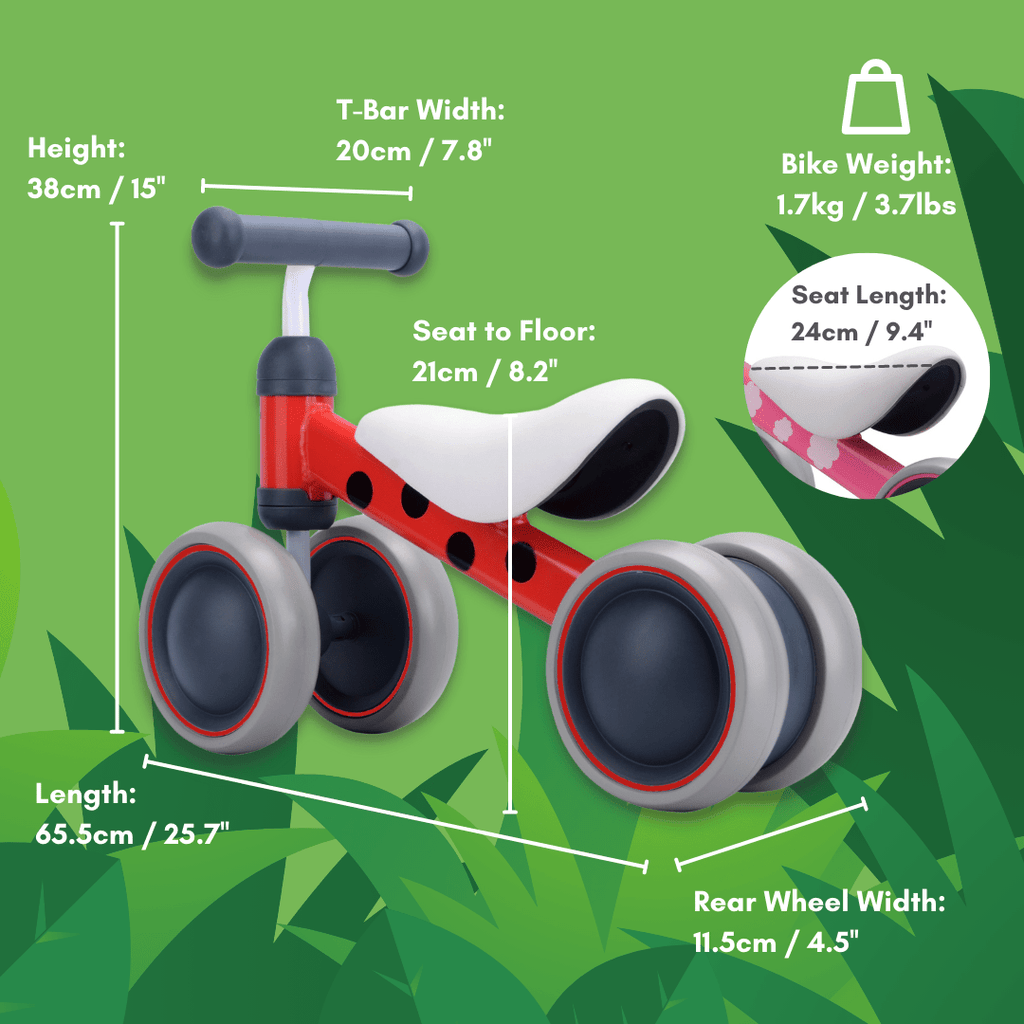 Baby Balance Bike - Betty Ladybird - Baby&More