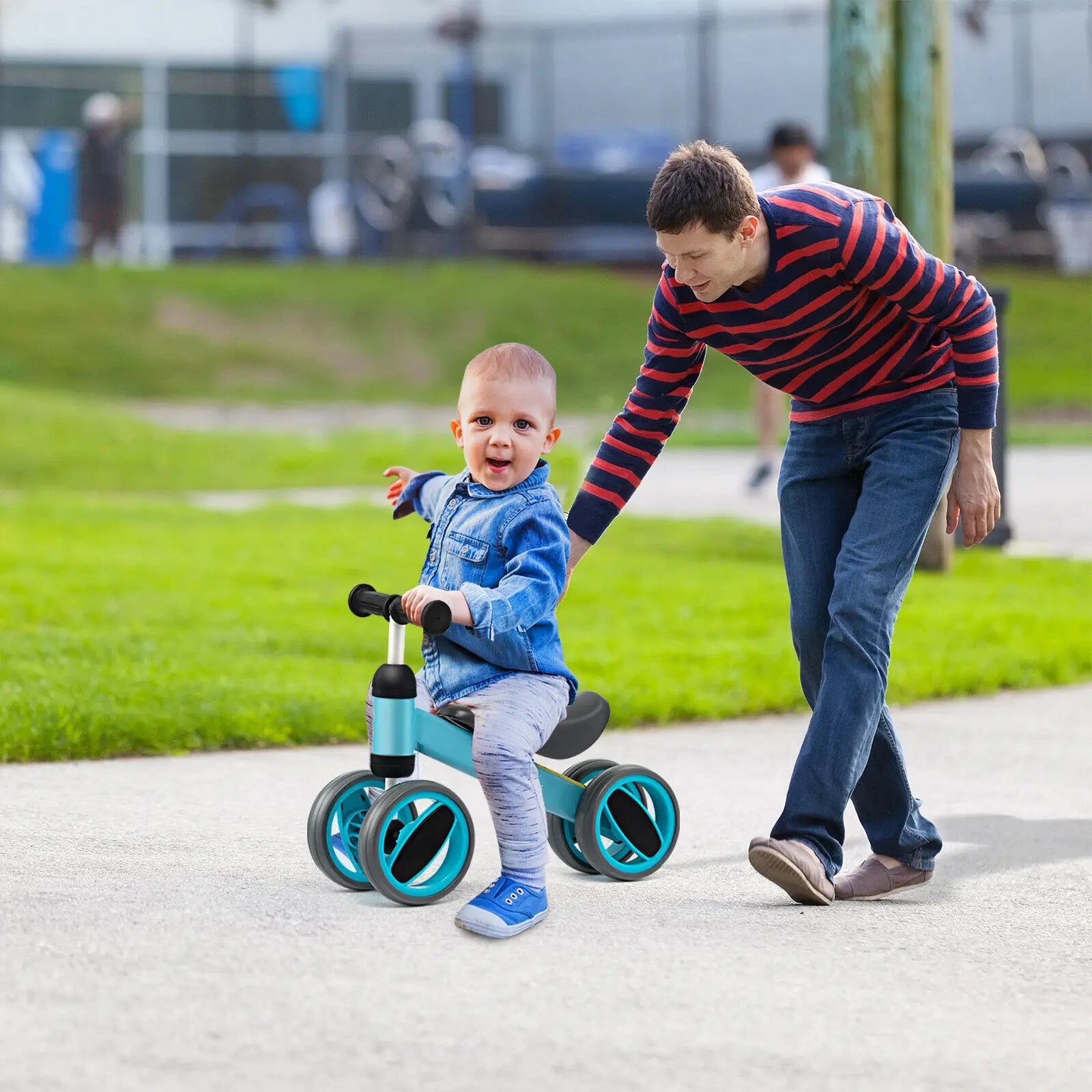 Baby Balance Bike with 4 Wheels - Baby&More