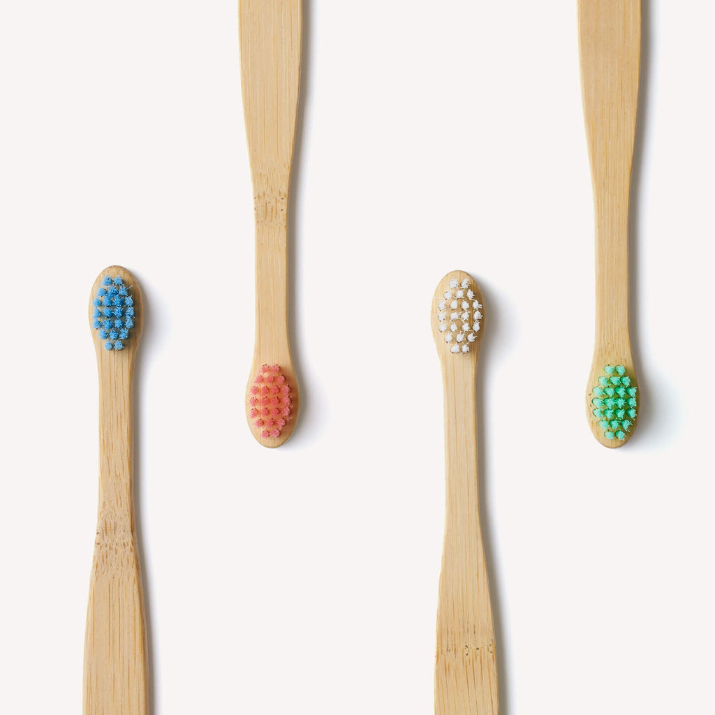Baby Bamboo Toothbrush - 4 Pack - Extra Soft Bristles - Baby&More