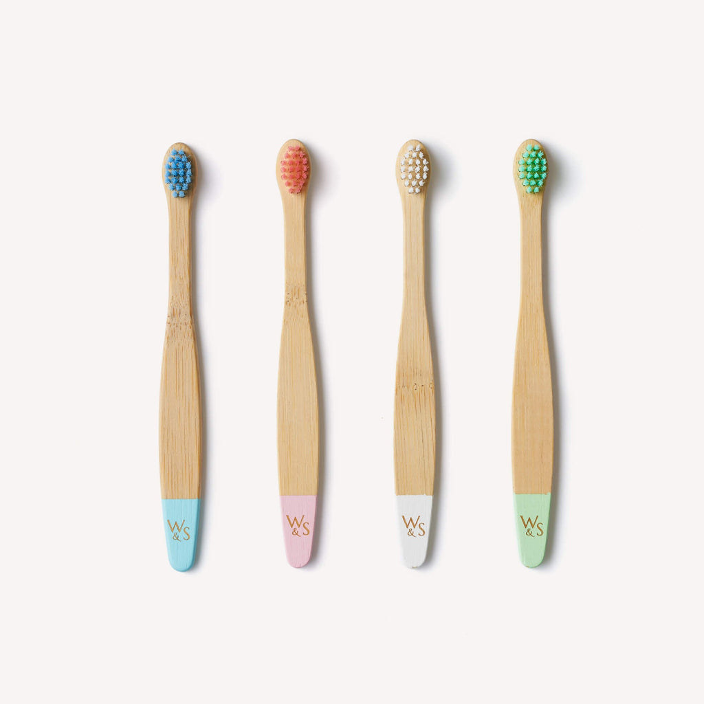 Baby Bamboo Toothbrush - 4 Pack - Extra Soft Bristles - Baby&More