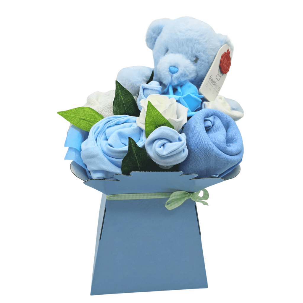 Say It Baby - Baby Boy Clothes Flower Box Gift