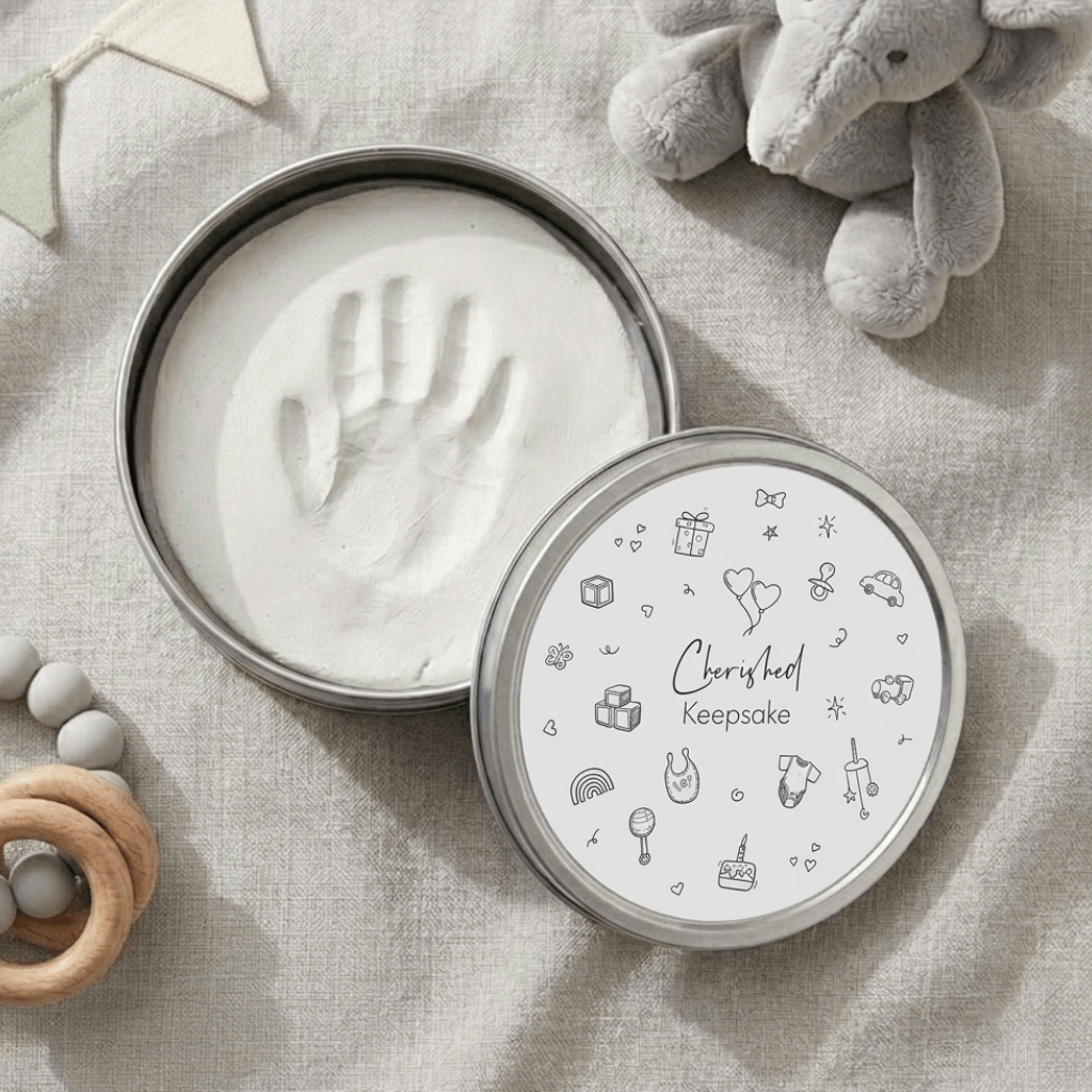 Baby Hand or Foot Print Clay Impression Tin - Baby&More
